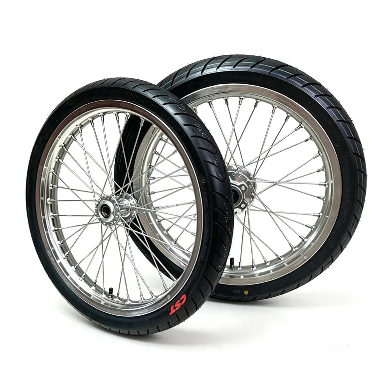 17 Inch Aluminum Alloy Supermoto Wheel Set CST Tires Disc Brake