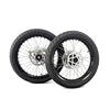 17” Supermoto Wheel Set with CST Tires for Talaria MX3 & Surron LBX | Multiple Colors