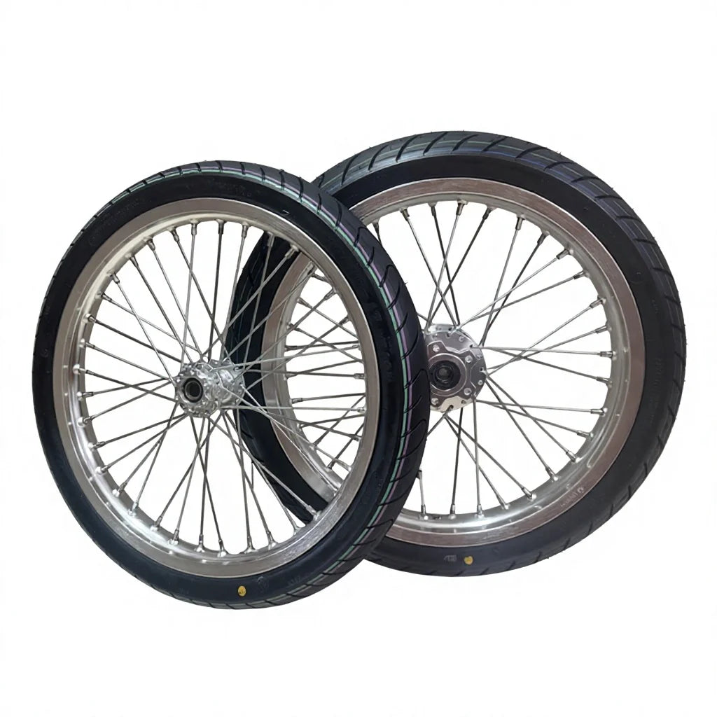 17 Inch Aluminum Alloy Supermoto Wheel Set CST Tires Disc Brake