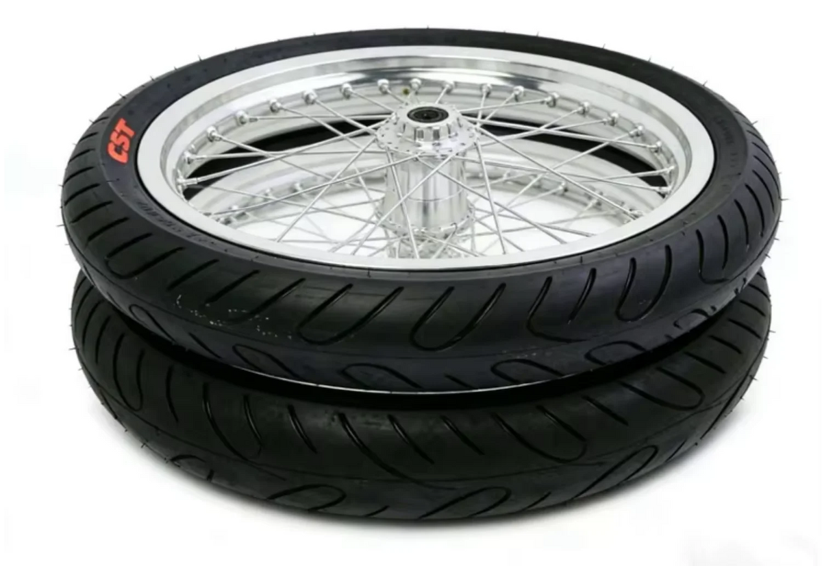 17” Supermoto Wheel Set with CST Tires for Talaria MX3 & Surron LBX | Multiple Colors