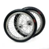 17” Supermoto Wheel Set with CST Tires for Talaria MX3 & Surron LBX | Multiple Colors