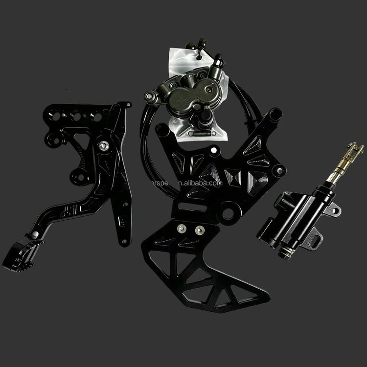 US Stock CNC Aluminum Alloy Foot Brake Hydraulic Control Assembly, Suitable for SurRon Light Bee X LBX Off-road Motorcycle Parts