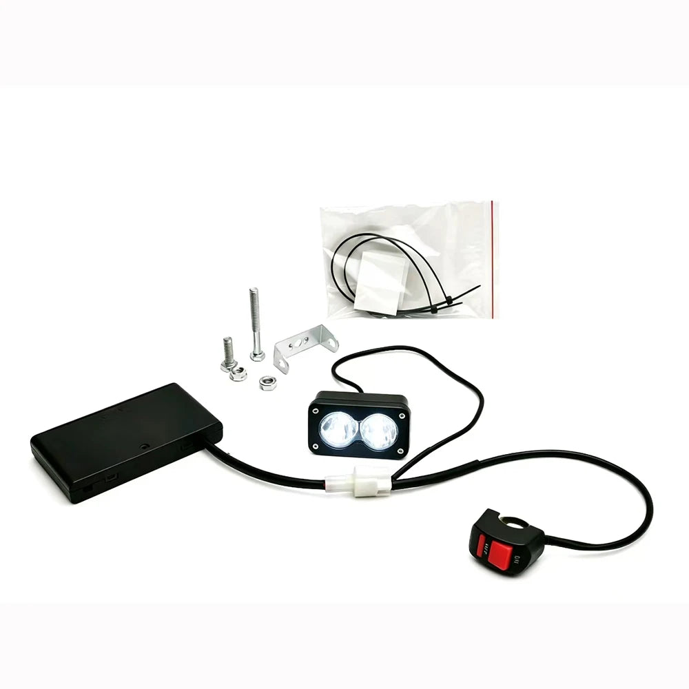 Baja 18W LED Headlight Kit 8AA Battery Powered