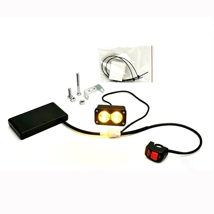 Baja 18W LED Headlight Kit 8AA Battery Powered